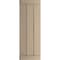 Ekena Millwork Rustic Three Board Joined Board-n-Batten Rough Cedar Faux Wood Shutters w/End Batten, 16 1/2"Wx76"H SHUBJE16X76RCPR - alternate 9
